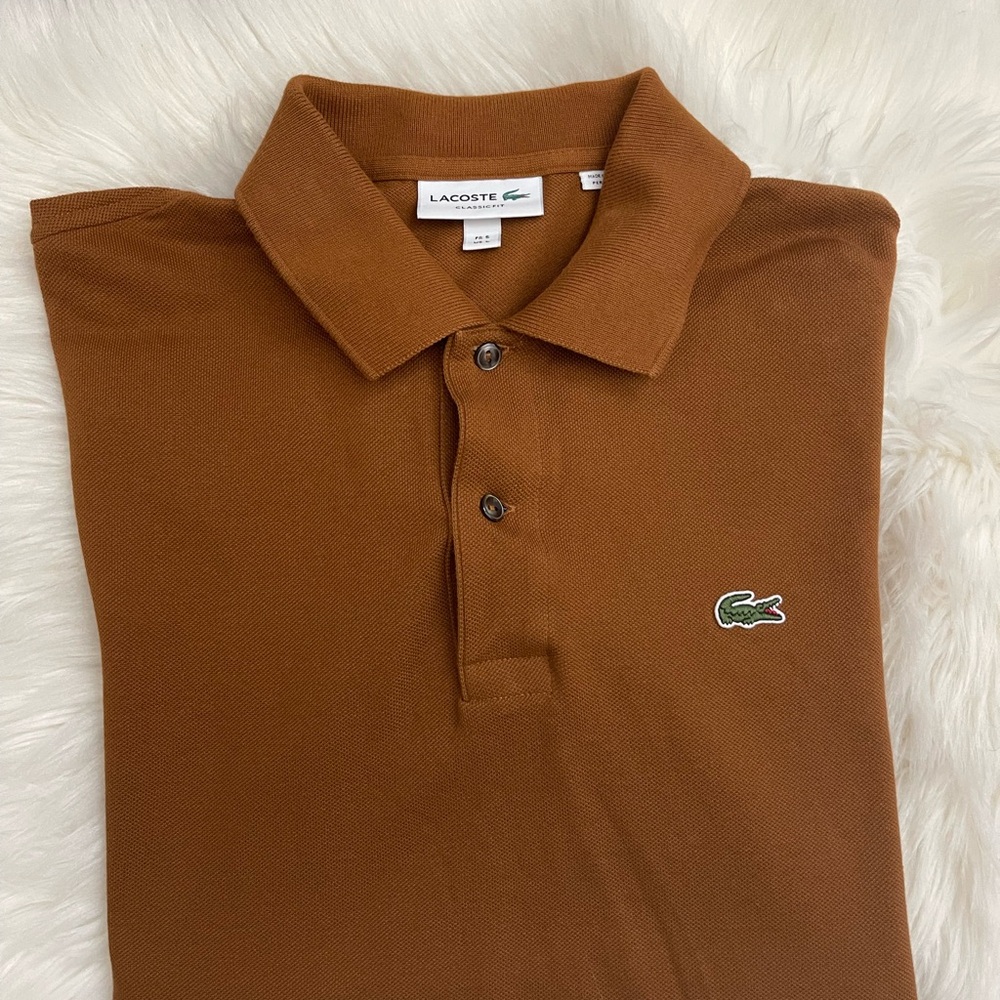 Lacoste Classic Fit Tan Pullover